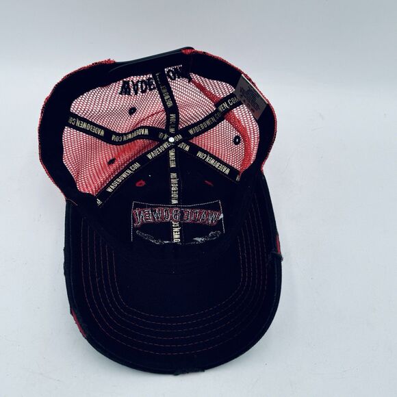 Vintage Wade Bowen If We Ever Make it Home Distressed Mesh Snapback Hat - Picture 7 of 8